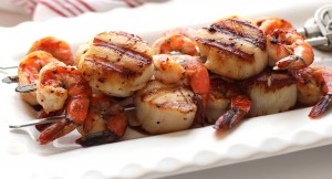 Grilled Shrimp and Scallops
